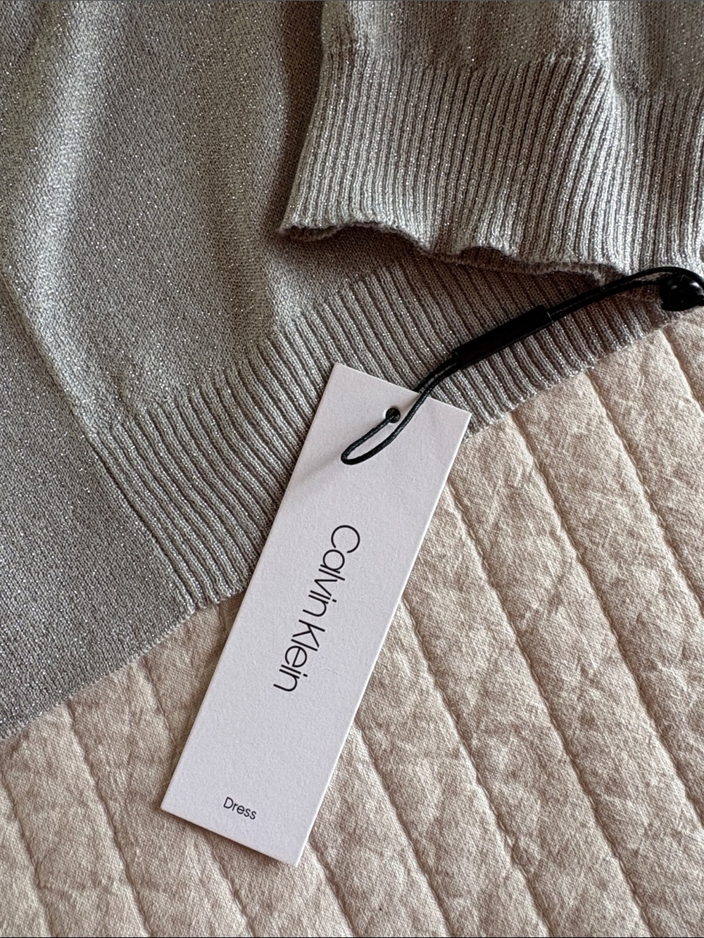 Calvin Klein NWT Women’s cover up shimmering gray - Picture 7 of 11